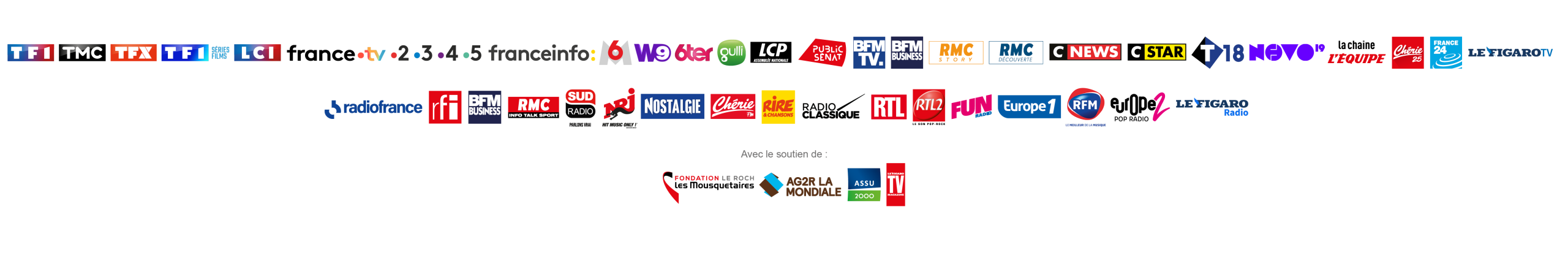 Frise partenaires et mécènes